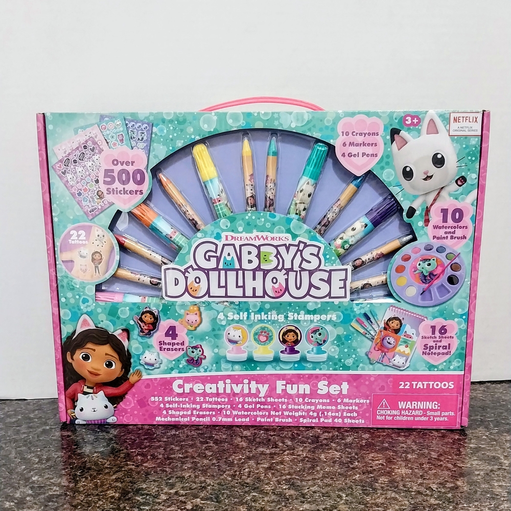 GABBY'S DOLL house  Creativity Fun Set - Multicolor NWT